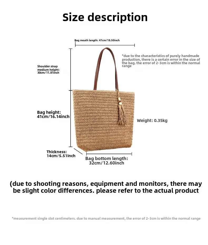 Exquisite Oval Trapezoidal Woven Handbag for Stylish Women