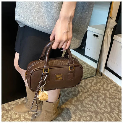 Elegant Retro Women's Crossbody Bowling Bag