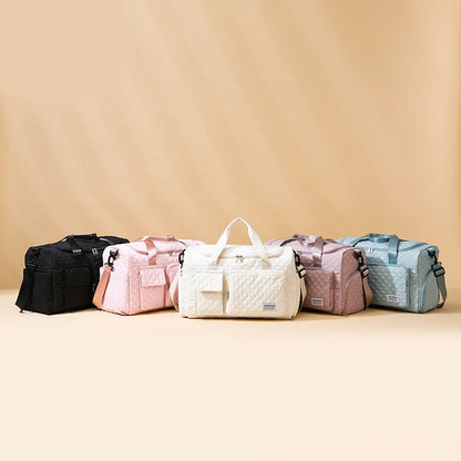 Elegant Oxford Quilted Women's Travel Handbag