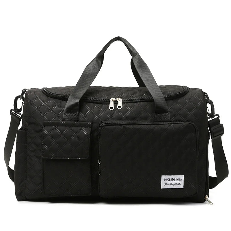 Elegant Oxford Quilted Women's Travel Handbag