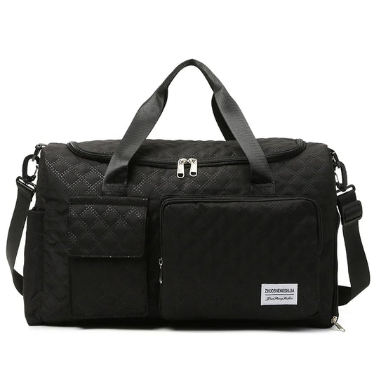 Elegant Oxford Quilted Women's Travel Handbag