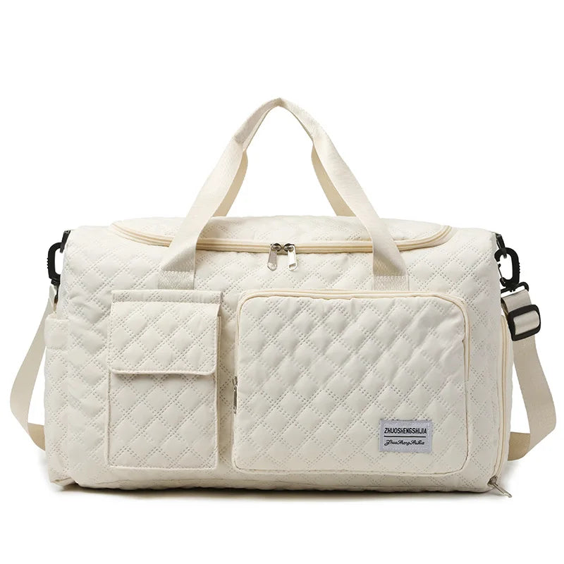 Elegant Oxford Quilted Women's Travel Handbag