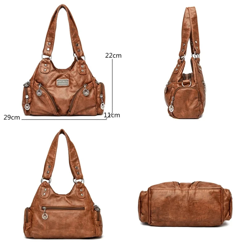Exquisite PU Leather Women's Shoulder Bag