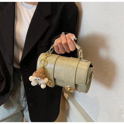 Elegant Women's Soft PU Boston Crossbody Bag