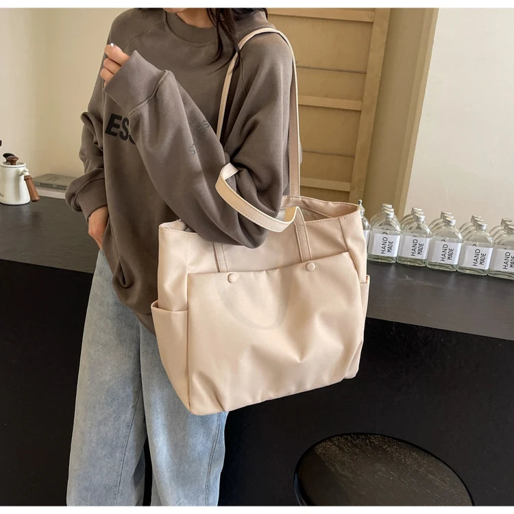 Elegant Canvas Tote Bag for Women - Versatile & Chic