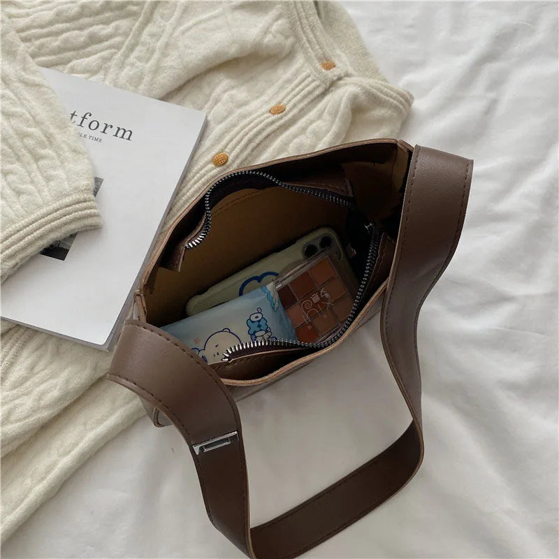 Elegant PU Leather Crossbody Bag for Women