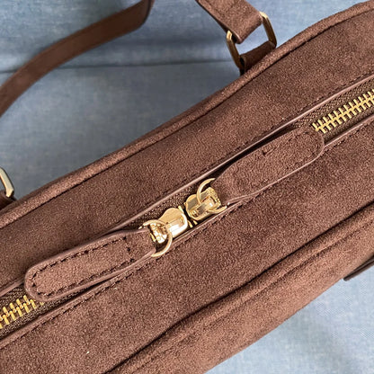 Exquisite Vintage Faux Suede Women's Handbag