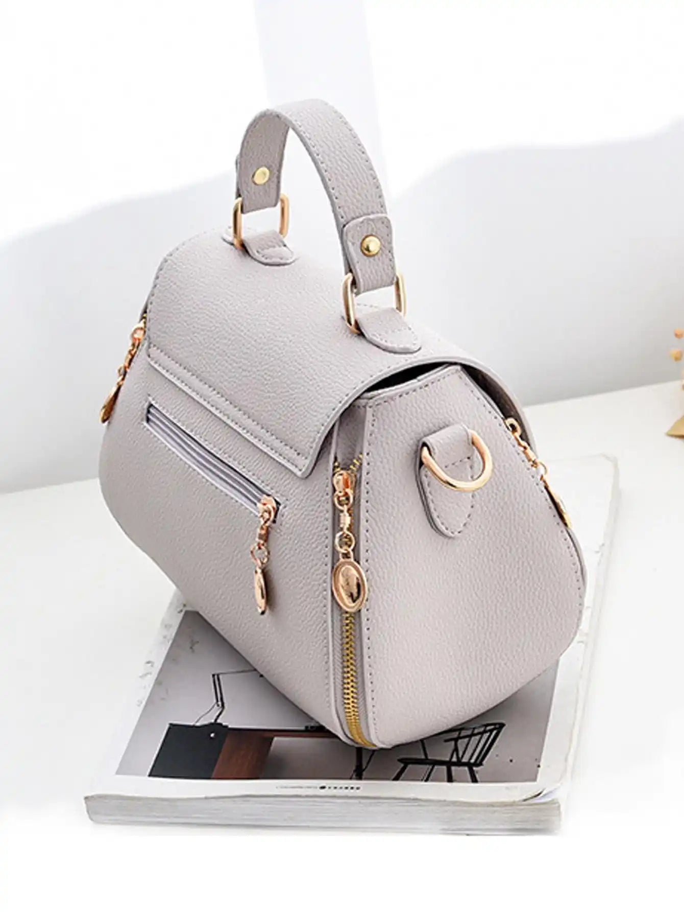 Exquisite Women's One-Shoulder Bucket Bag