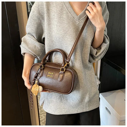 Elegant Retro Women's Crossbody Bowling Bag
