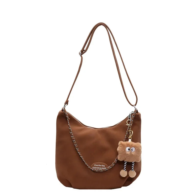 Elegant Retro Women's Shoulder Bag - Autumn Collection