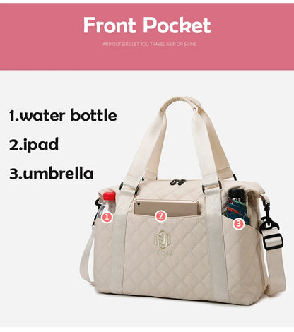 Elegant Oxford Women's Waterproof Travel Bag