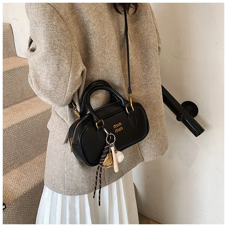 Elegant Retro Women's Crossbody Bowling Bag