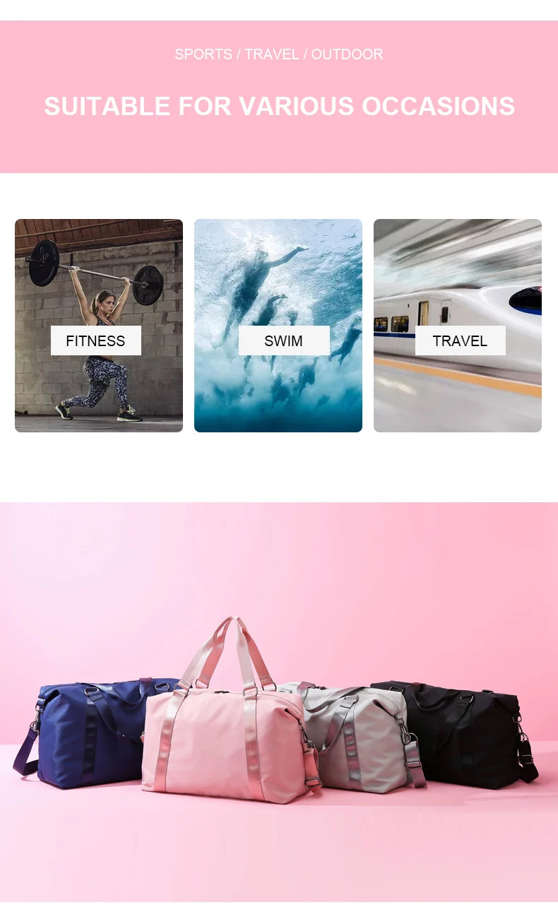 Elegant Women's Waterproof Travel Tote Bag