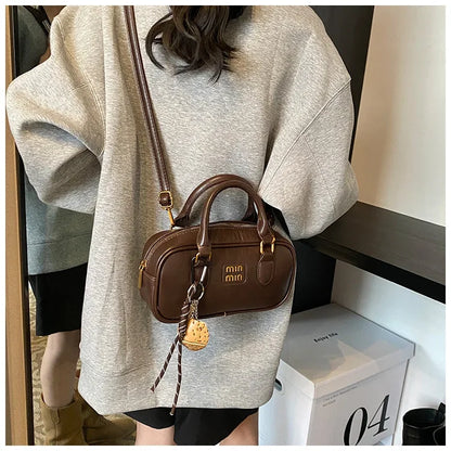 Elegant Retro Women's Crossbody Bowling Bag
