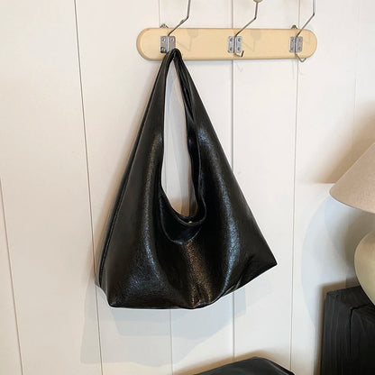 Elegance Retro Shoulder Bag - Luxurious PU Leather