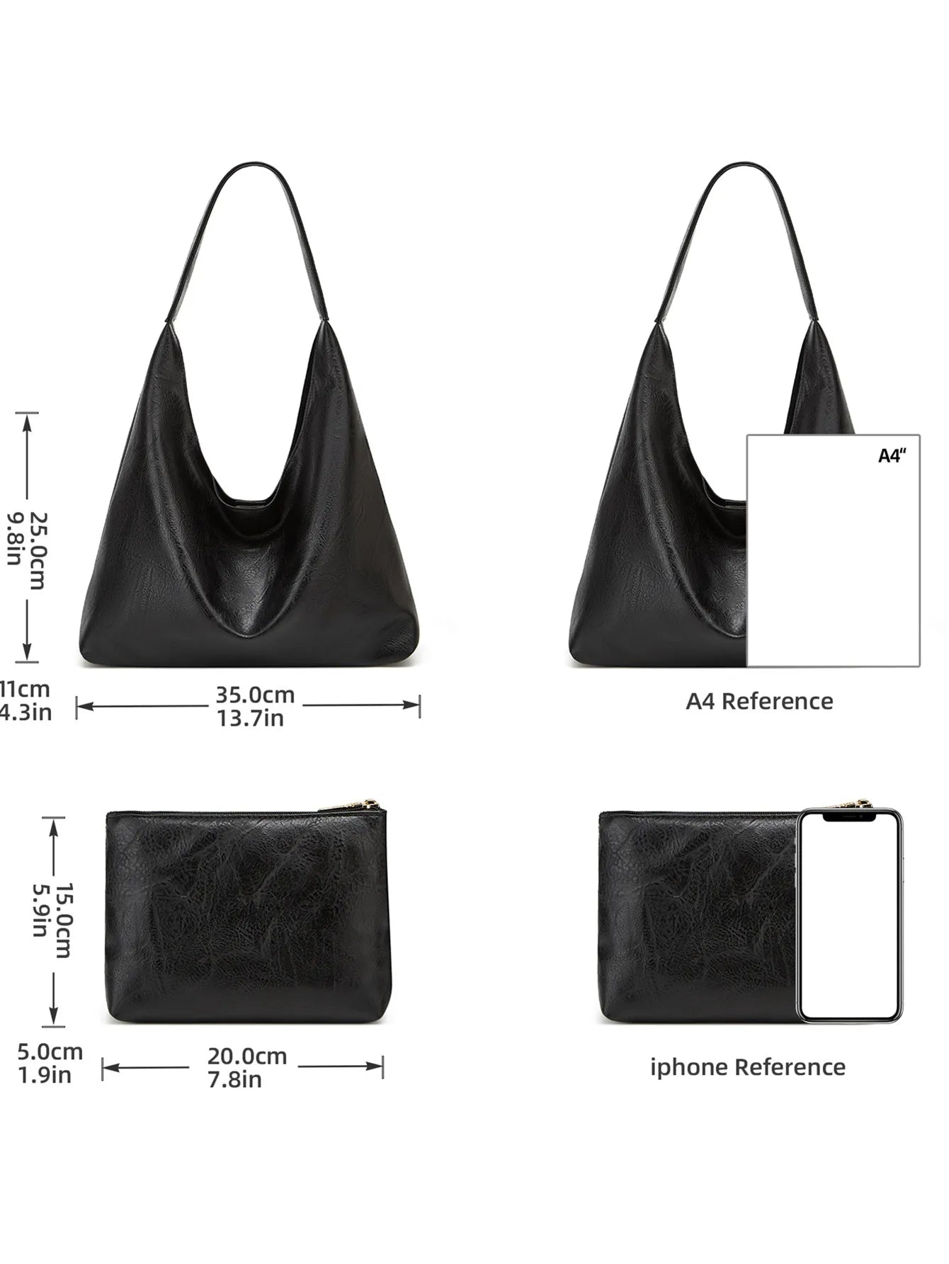 Elegant Retro Tote Bag for Women - Simple & Spacious