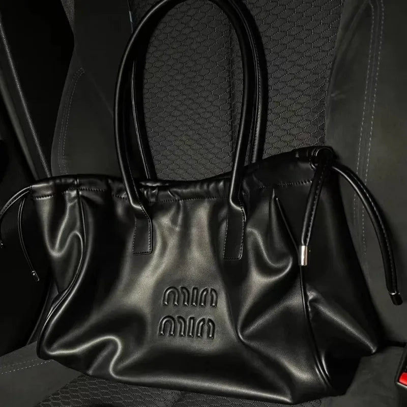 Exquisite PU Leather Women's Tote - Large Capacity & Waterproof