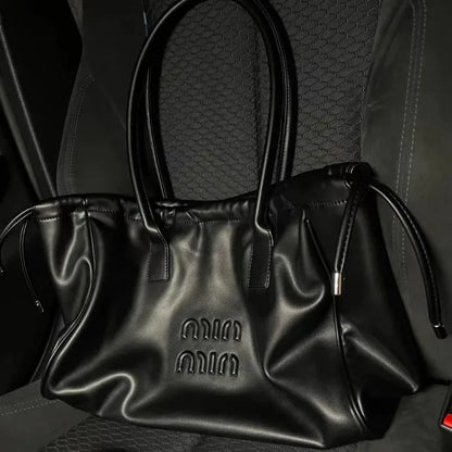 Exquisite PU Leather Women's Tote - Large Capacity & Waterproof