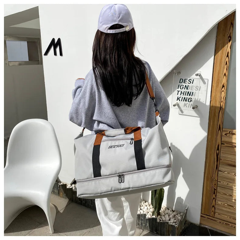 Elegant Oxford Travel Duffle Bag