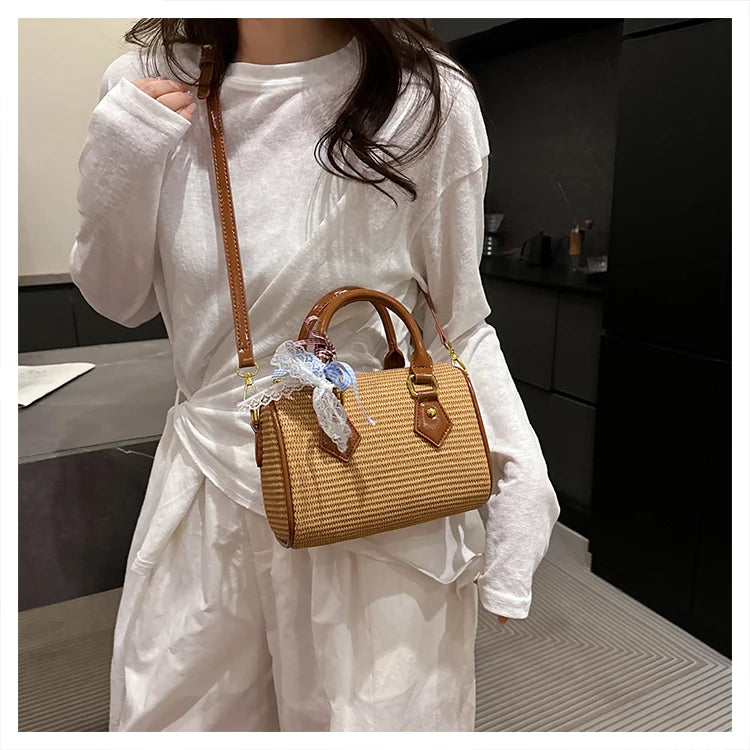 Exquisite Summer Woven Handbag for Women