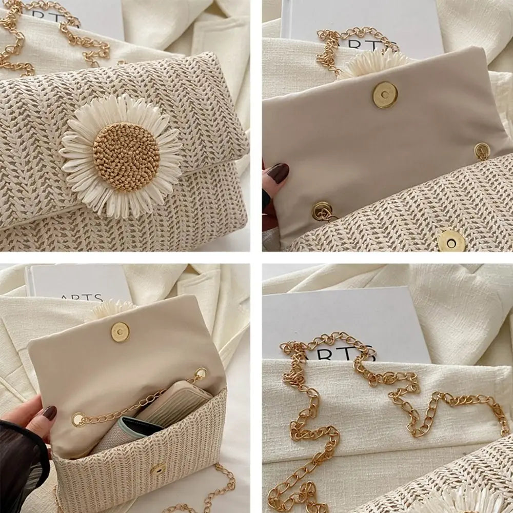 Exquisite Rattan Bohemian Shoulder Bag