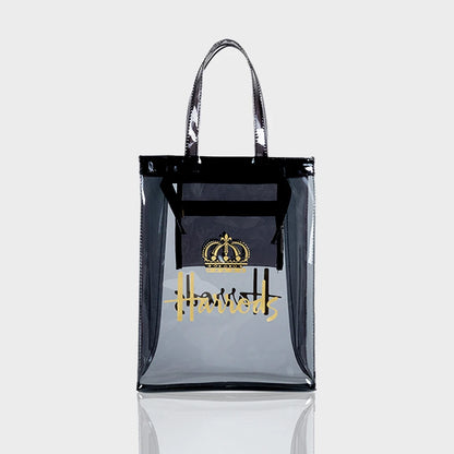 Elegant Transparent Tote Bag - Versatile PVC Fashion