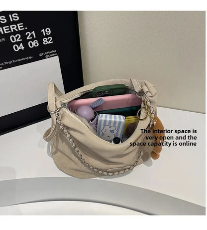 Elegant Retro Women's Shoulder Bag - Autumn Collection