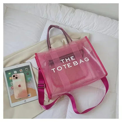 Elegant Transparent PVC Women's Tote Bag