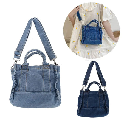 Sophisticated Denim Shoulder Bag for Women