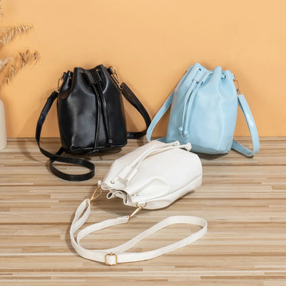Elegance Defined: Women's PU Leather Bucket Bag