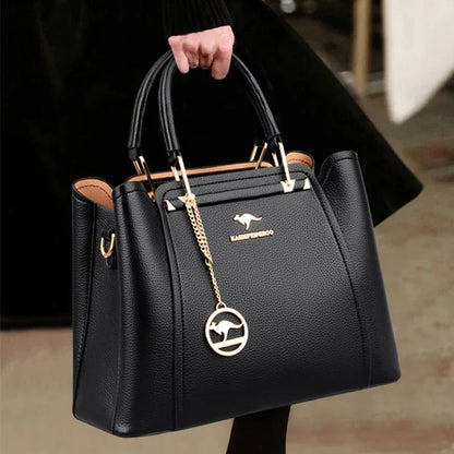 Exquisite Designer Leather Tote - Women's Luxury Handbag