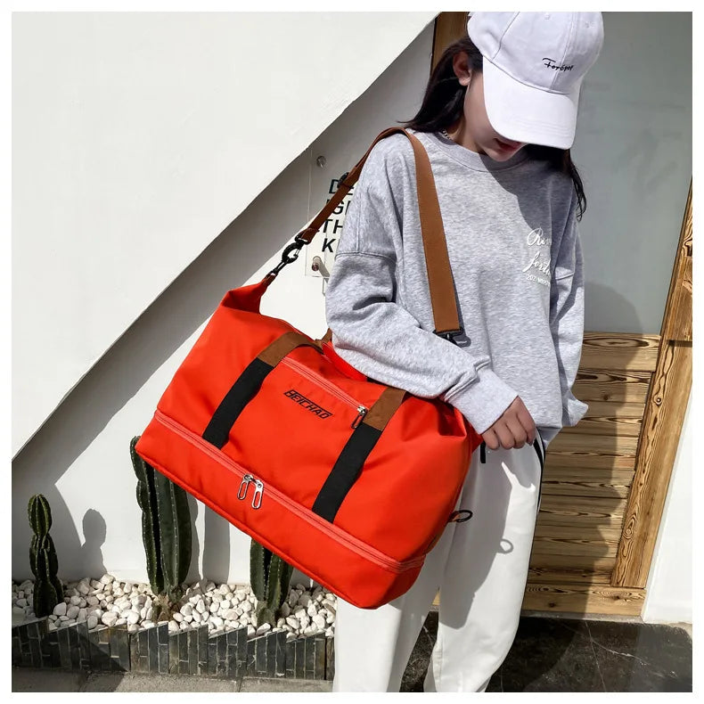 Elegant Oxford Travel Duffle Bag