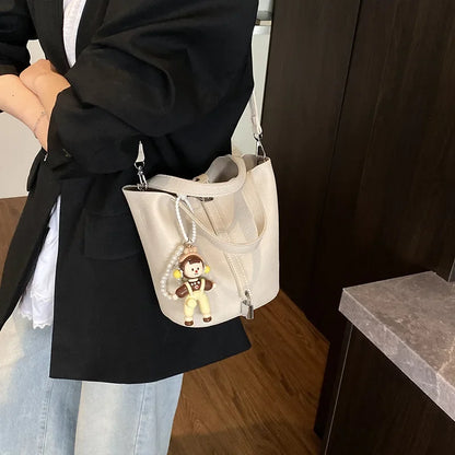 Elegant Women's Bucket Bag - Versatile & Chic