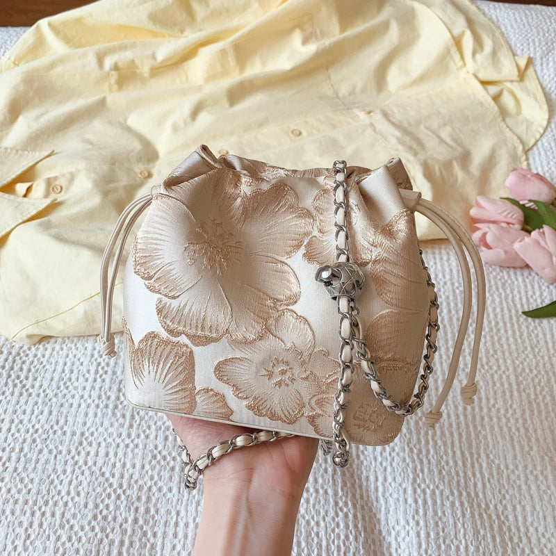 Exquisite Women's Chain Bucket Bags - Summer Collection
