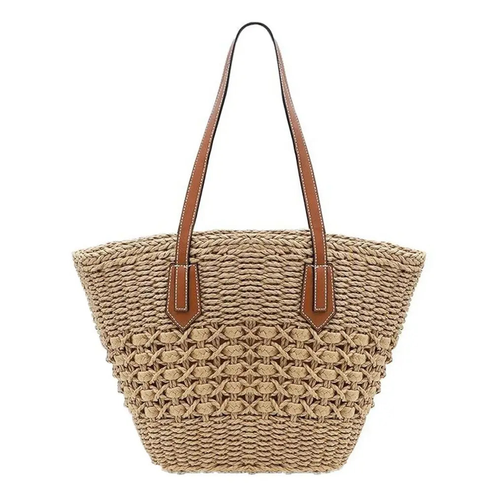 Exquisite Women's Woven Straw Tote Bag