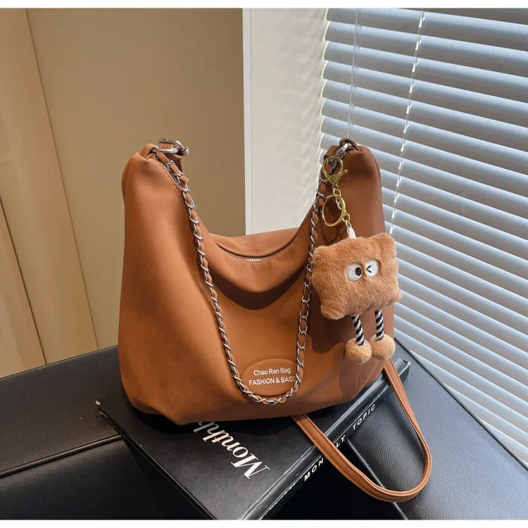 Elegant Retro Women's Shoulder Bag - Autumn Collection