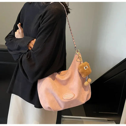 Elegant Retro Women's Shoulder Bag - Autumn Collection