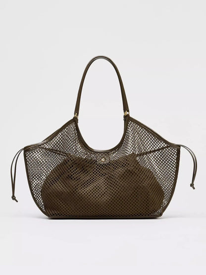 Exquisite Mesh Beach Tote Bag for Women
