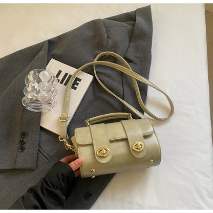 Elegant Women's Soft PU Boston Crossbody Bag