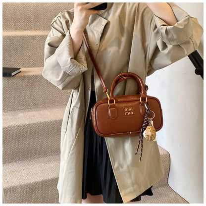 Elegant Retro Women's Crossbody Bowling Bag