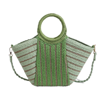 Elegant Straw Tote Bag - Versatile Designer Style