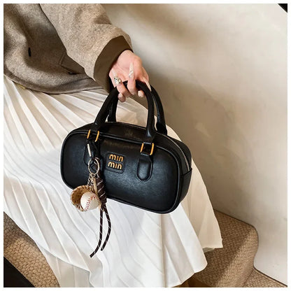 Elegant Retro Women's Crossbody Bowling Bag