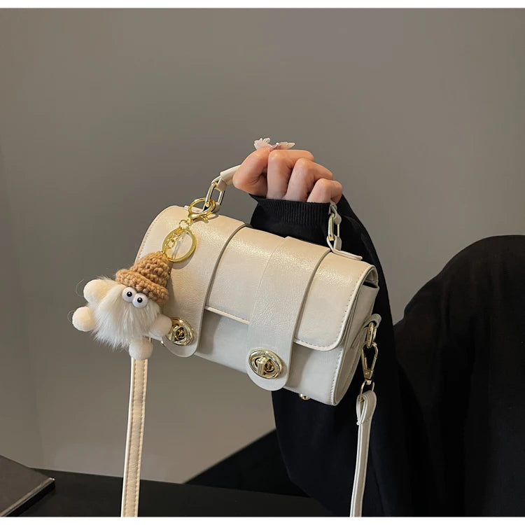 Elegant Women's Soft PU Boston Crossbody Bag