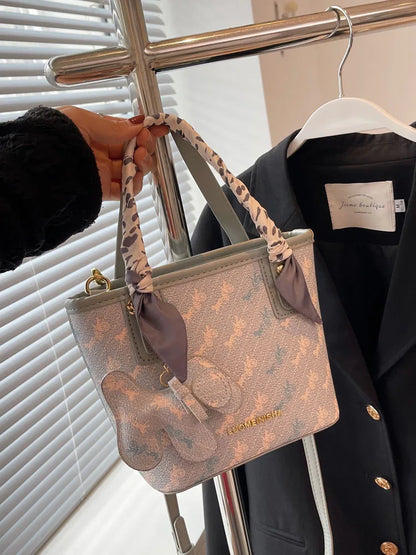 Elegant Korean Style Women's Bucket Bag