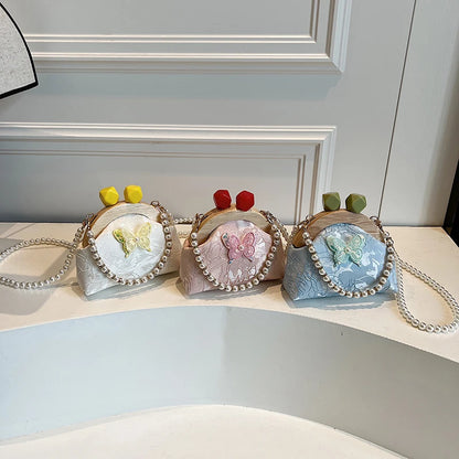 Exquisite Beaded PU Leather Crossbody Bag for Women