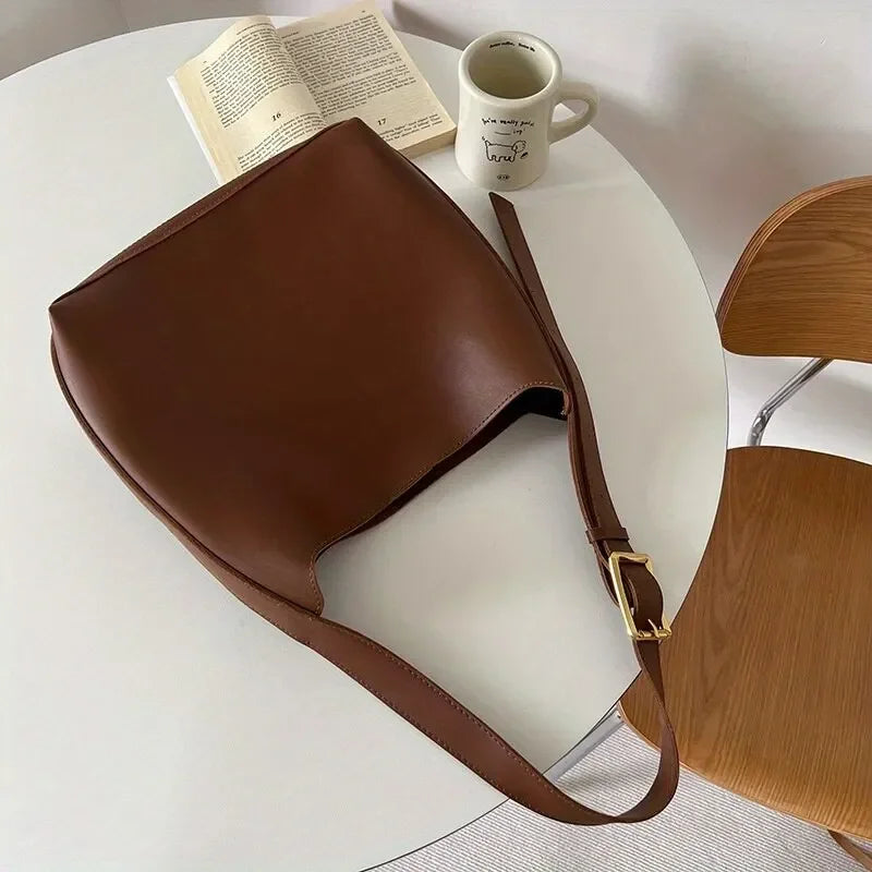 Exquisite Minimalist Women's PU Leather Shoulder Bag