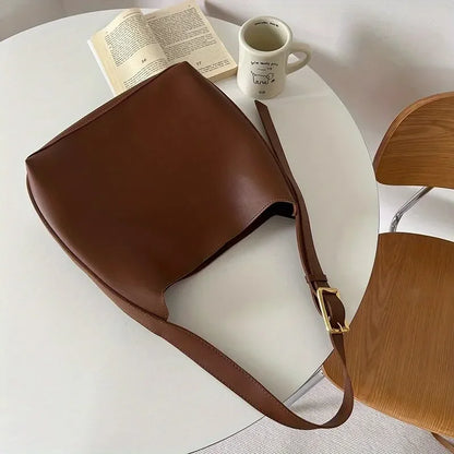 Exquisite Minimalist Women's PU Leather Shoulder Bag