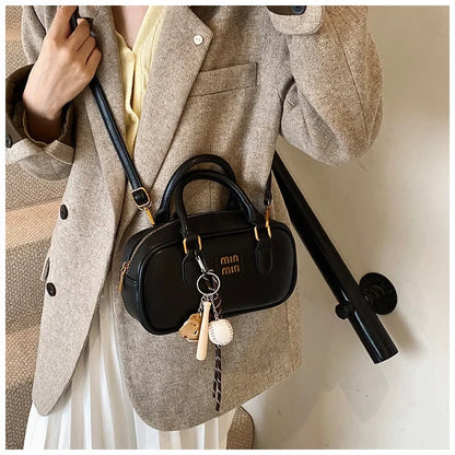 Elegant Retro Women's Crossbody Bowling Bag