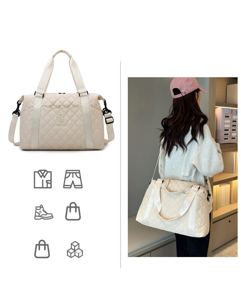 Elegant Oxford Women's Waterproof Travel Bag