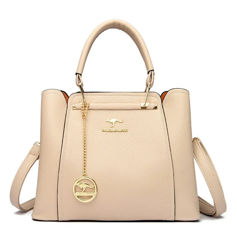 Exquisite Designer Leather Tote - Women's Luxury Handbag
